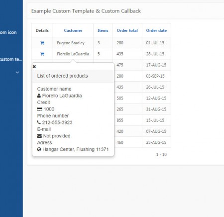 Pretius APEX Nested Reports Plugin with Bootstrap popover - Pretius