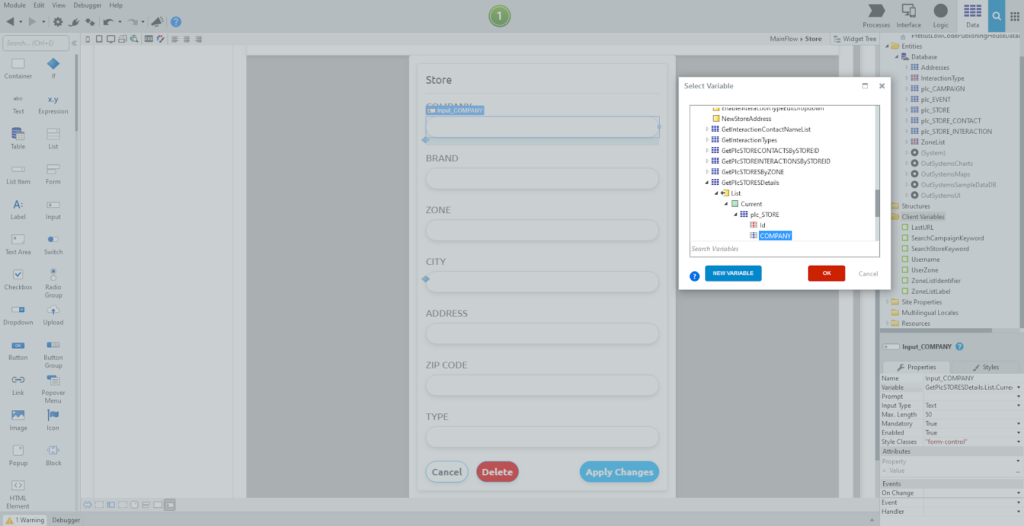 An image showing how to assign a variable to store a value entered by the user.