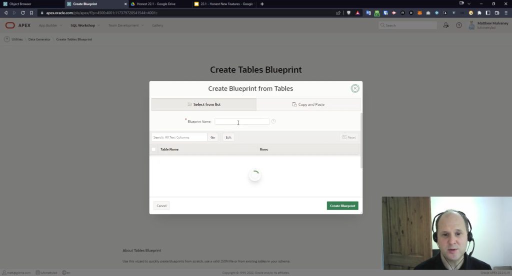 An image showing creaing a blueprint from a table.