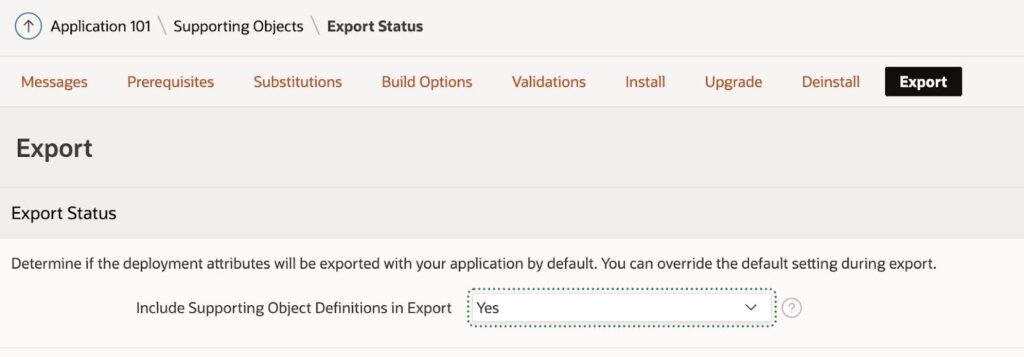 A screenshot showing the export status.