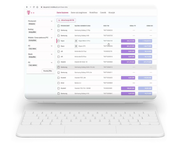 T-Mobile Poland custom software development