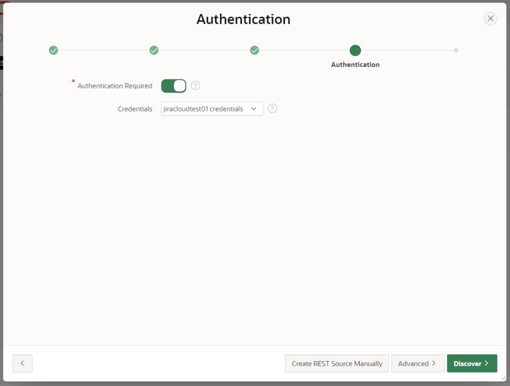 A screen showing APEX settings.