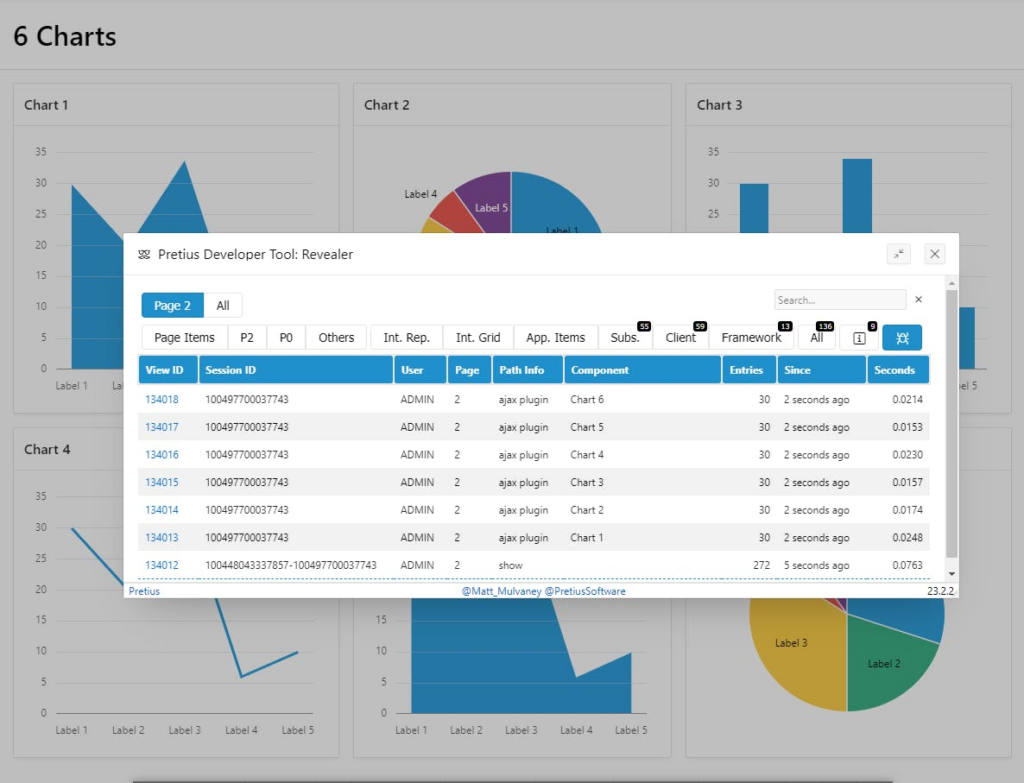 A screen showing the Pretius Developer Tool.