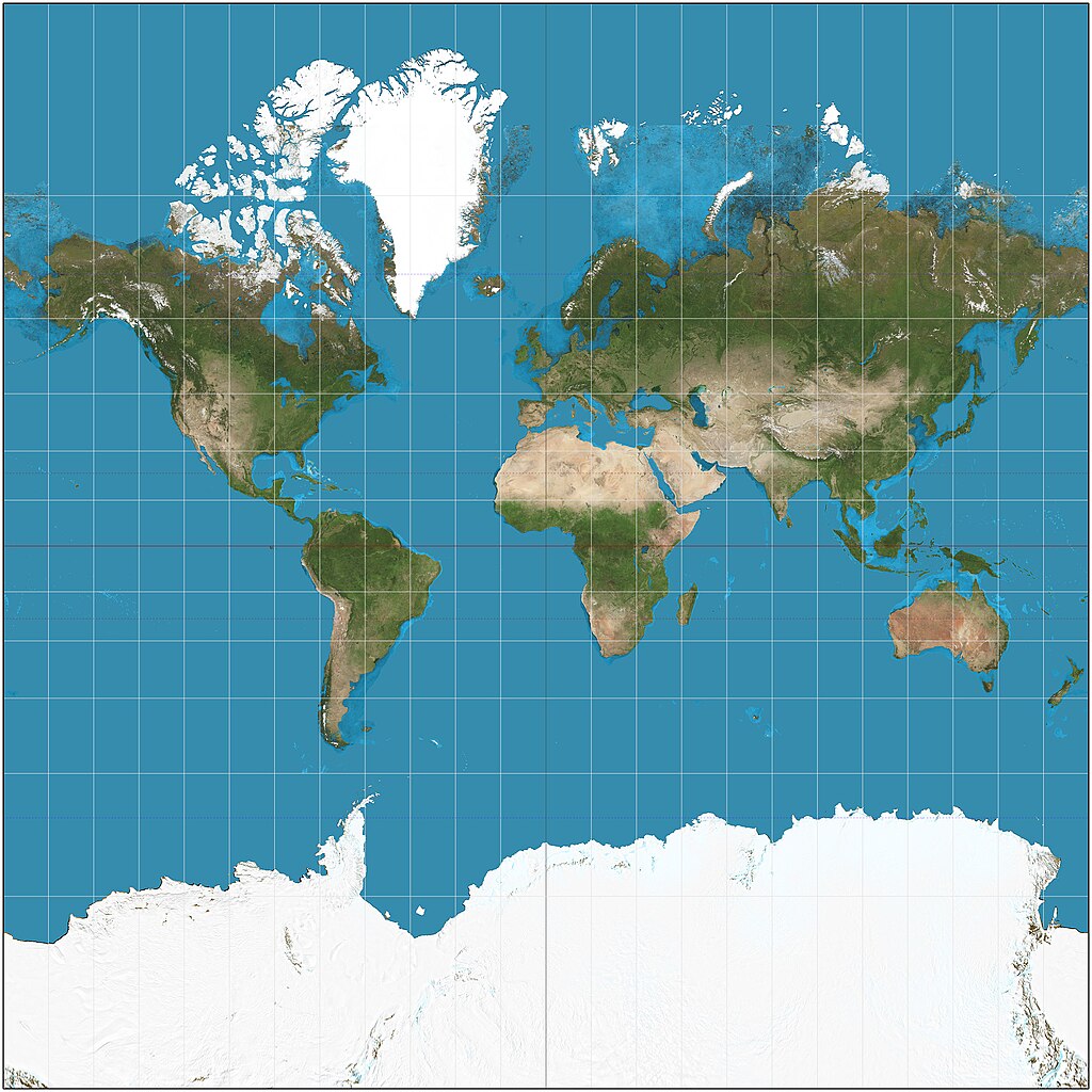 Mercator projection.